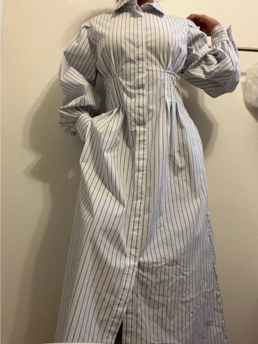 AG26 Tuckernuck French Blue Stripe Corinne Dress - Picture 7 of 12